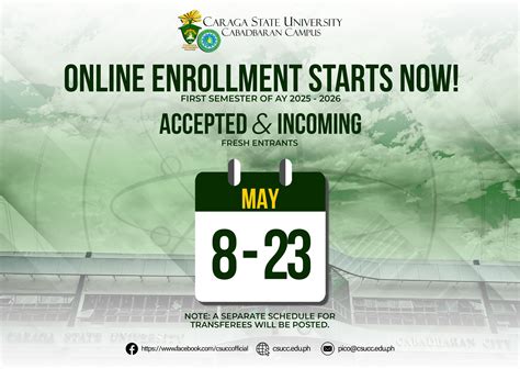csucc enrollment|CSU CABADBARAN CITY ONLINE ADMISSION.